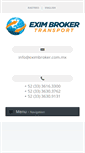 Mobile Screenshot of eximbroker.com.mx